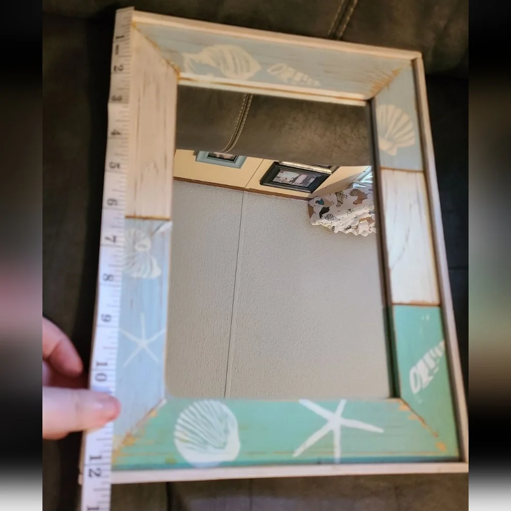 Rustic Seashell Mirror - Picture 6 of 8